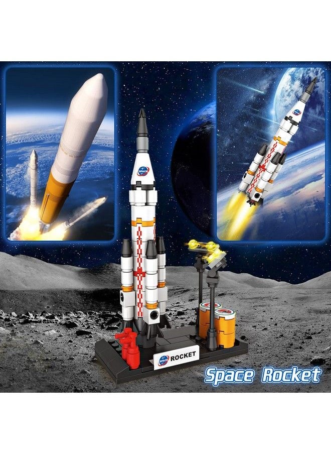 EP EXERCISE N PLAY City Space Exploration Toys Stem Aerospace Building Kit Toy With Rocket Space Shuttle Moon Buggy Satellite Best Gifts For 6 7 8 9 10 11 12 Years Old Kids Boys Girls (455 Pieces)  - Image 3