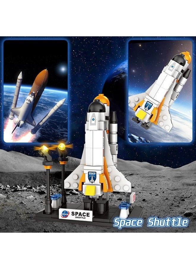 EP EXERCISE N PLAY City Space Exploration Toys Stem Aerospace Building Kit Toy With Rocket Space Shuttle Moon Buggy Satellite Best Gifts For 6 7 8 9 10 11 12 Years Old Kids Boys Girls (455 Pieces)  - Image 5