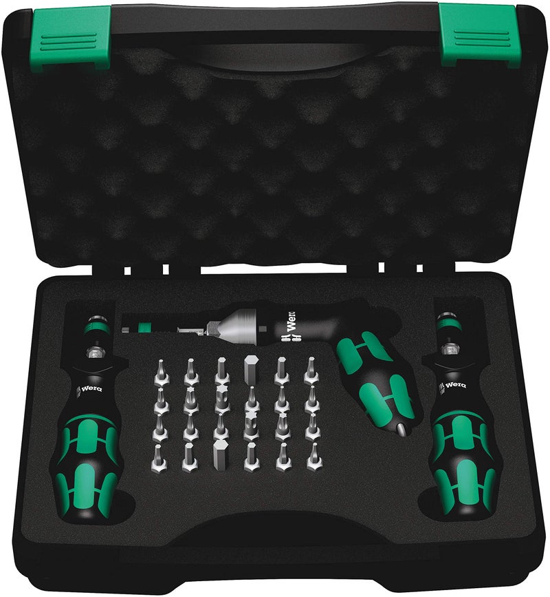Wera - 5074739001 Kraftform 7440/41/42 Torque Screwdriver 0.3-6.0 Nm and Bit Set, 27-Piece - Image 1