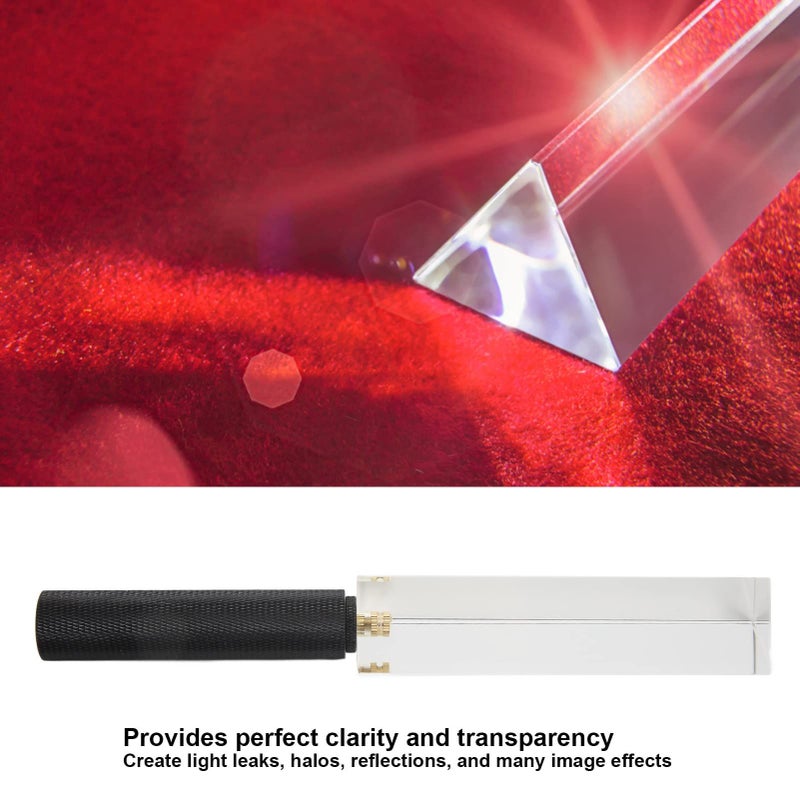 Optical Glass Triangular Prism 1 4 Inch Physics Teaching Prop for Photo Effects - Image 4