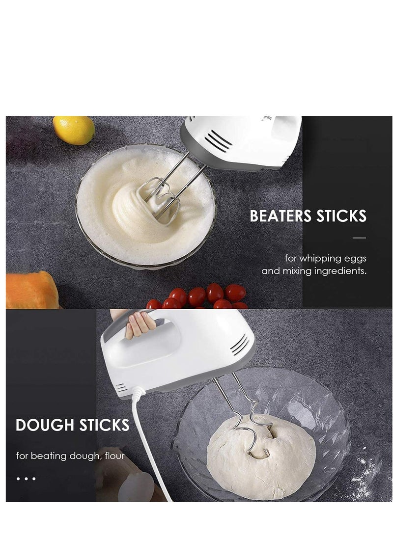 Scarlett - Food Grinder 7 Speed Stainless Steel Whisk Automatic Electric Egg Beater - Image 1