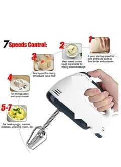 Scarlett Food Grinder 7 Speed Stainless Steel Whisk Automatic Electric Egg Beater  - Image 5