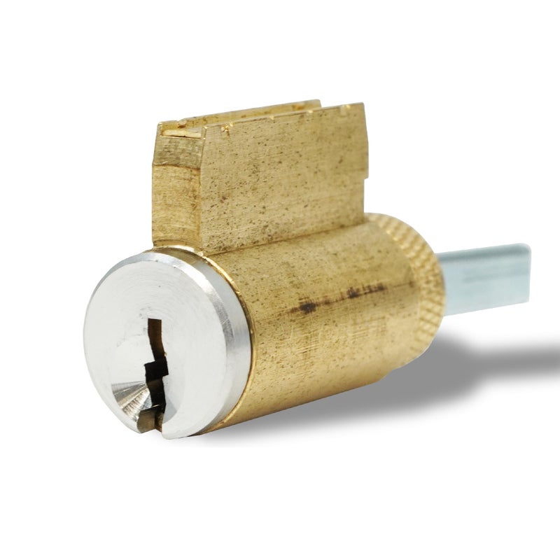 Summit Doorware Key in Knob Cylinder | Schlage SC1 Compatible | Satin Chrome Finish | Replaces Cylinder Locks | Includes 2 Keys | Fits Grade 1 & 2 Locksets - Arrow, Schlage, & More - Image 1