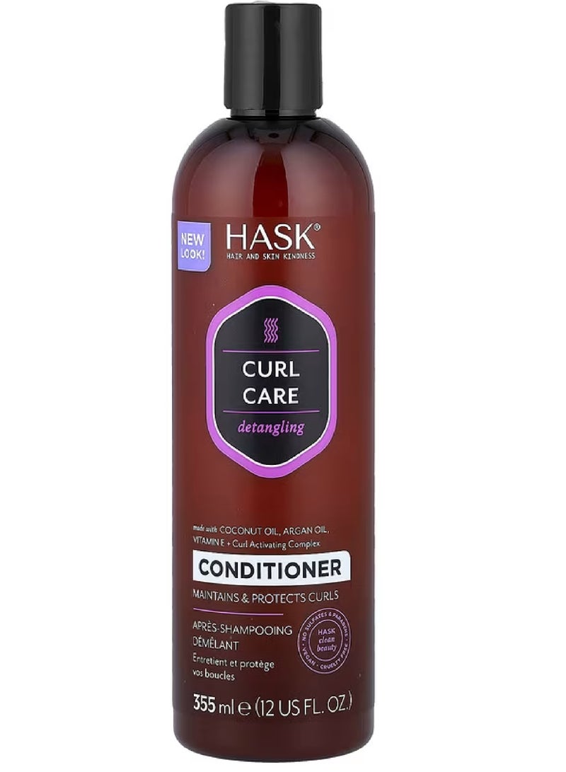 HASK CURL CARE MOIST CONDITIONER 355ML