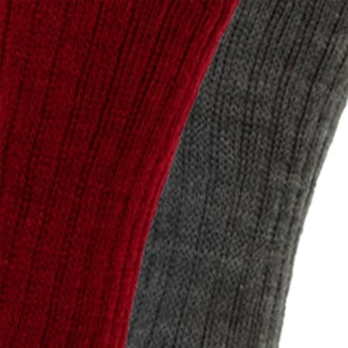Bonjour Women's Woolen Anti-Skid (Gripper) Calf Length Indoor Socks, Pack Of 2, Free Size, Assorted - Image 5