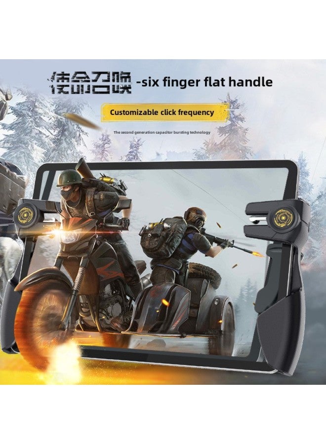 Rice Ink DL05 Mobile Phone Radiator Memo Digital Display Shift Magnetic Semiconductor Cooler Game Handle-Color:PAD8K Tablet Handle  - Image 1