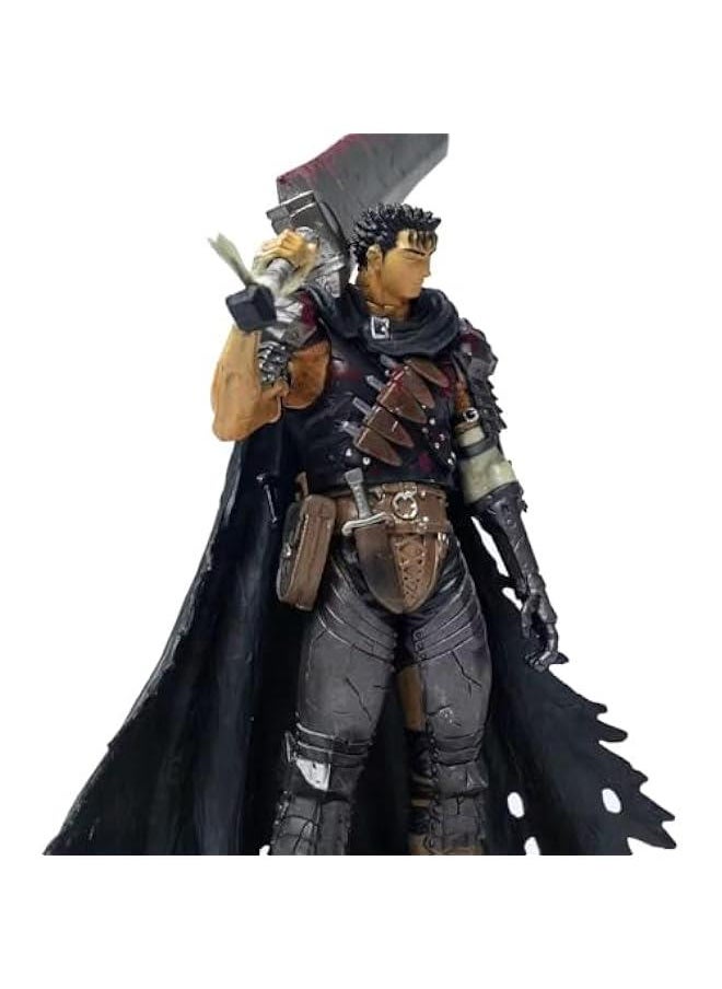 Generic - Berserk figma: Guts Black Swordsman Ver. Action Figure 8.26inch Desktop Bloodstained Plate - Image 1