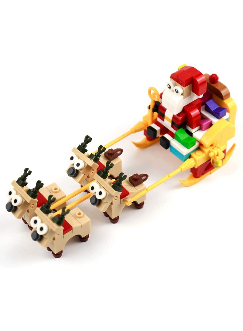 BanBao مجموعة بناء عيد الميلاد من بانباو 258 قطعة | مجموعة ألعاب تعليمية | مجموعة كتل البناء لتطوير عقل الطفل - Image 3