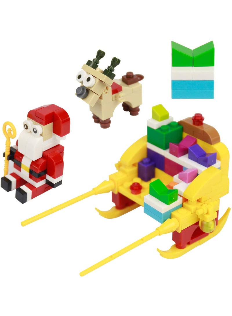 BanBao مجموعة بناء عيد الميلاد من بانباو 258 قطعة | مجموعة ألعاب تعليمية | مجموعة كتل البناء لتطوير عقل الطفل - Image 4