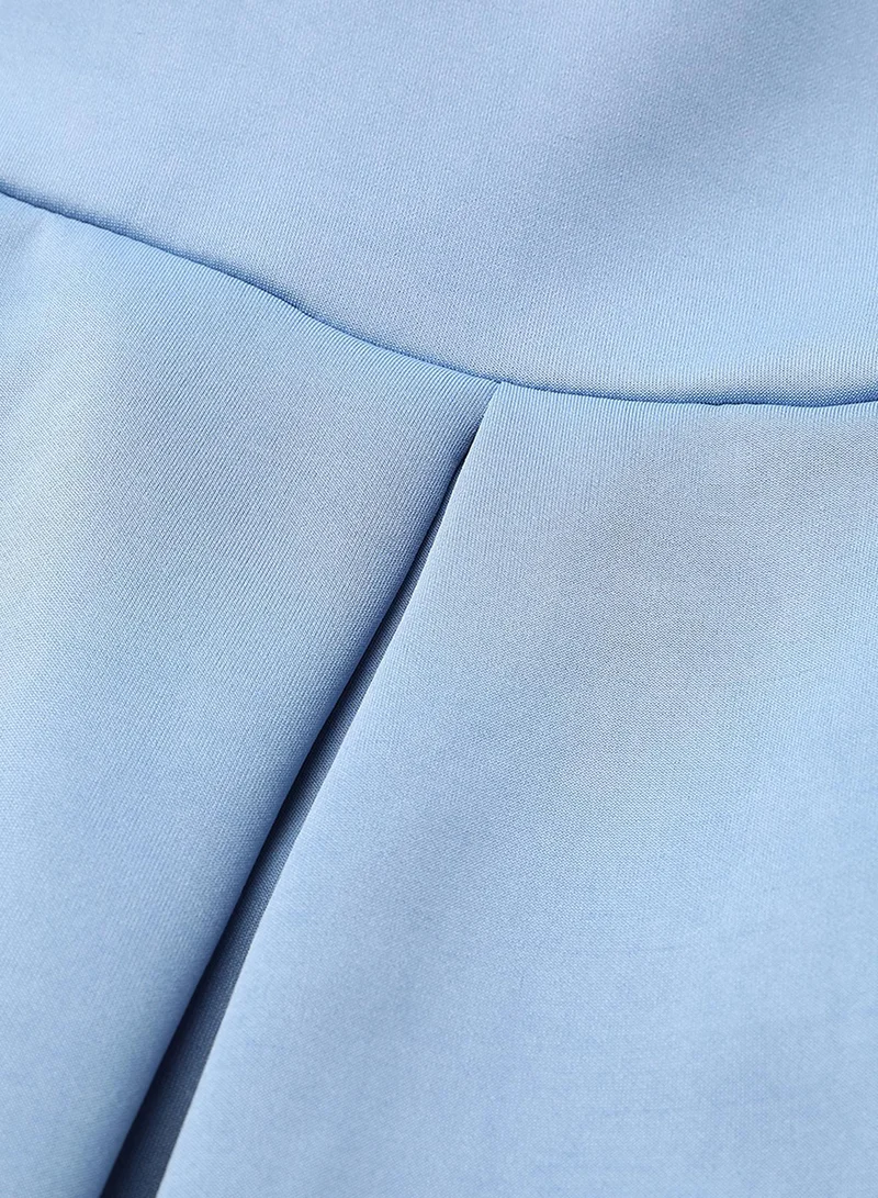 PINACOLADA  Women's Sky Blue One-Shoulder Ruffle Dress for Women | Best Price UAE