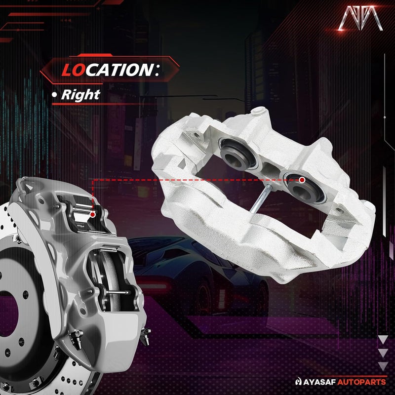 MAYASAF 187016 Front Right/Passenger Side Disc Brake Caliper Assembly for Chevy Corvette 1965-1982 - Image 3