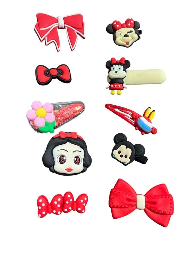 QUILBOOL Hairpin Girls Hair Accessories, Kids Hair Clips, Toddler Clips, Rainbow Hair Clips, Flower Rainbow Candy Fruits Butterfly Cute Cartoon Pattern Set of 1, Color - As Per availability. - Image 5