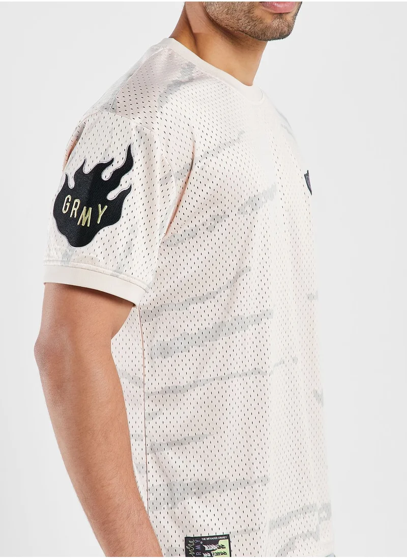 Grimey Cloven Tongues All Over Print T-Shirts