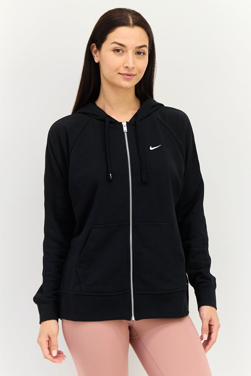 Nike Women Sportswear Fit Long Sleeves Outdoor Hoodies, Black - Image 1