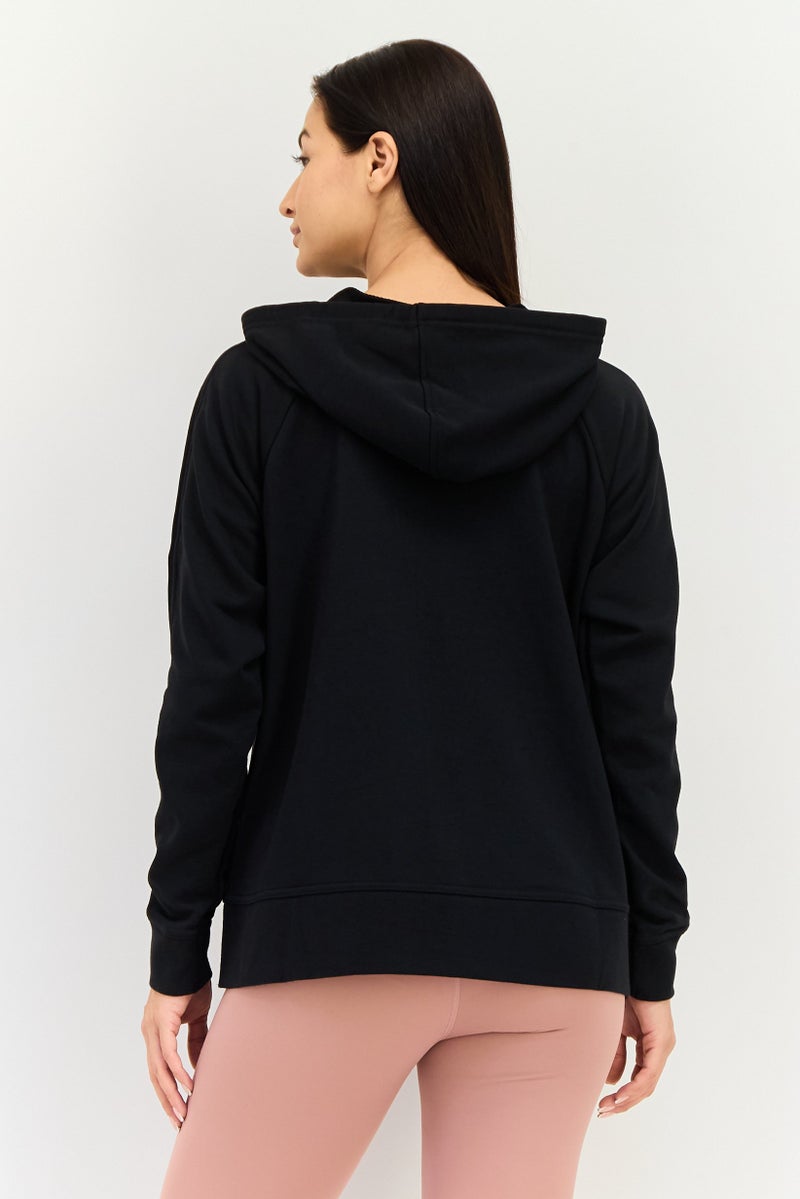 Nike Women Sportswear Fit Long Sleeves Outdoor Hoodies, Black - Image 2