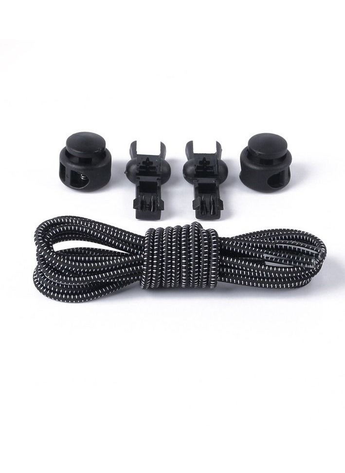 Generic - No Tie Shoelaces, 2 Pairs Elastic Lock Shoe Laces - Image 1