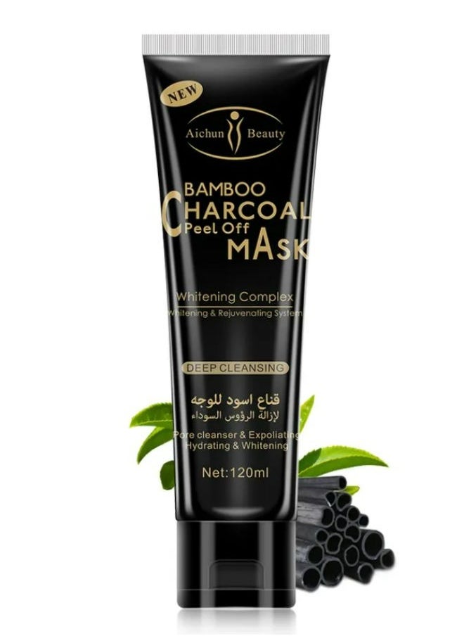 Aichun beauty - Bamboo Charcoal Face Black Mask 120 ML - Image 1