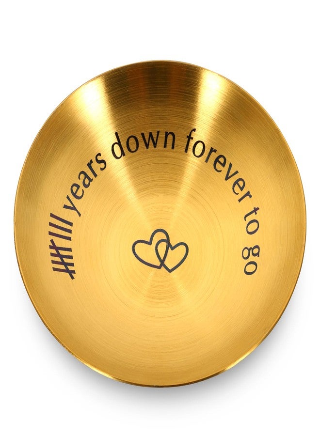 Perleddom 8th Bronze Anniversary Wedding Gifts for Her Couple Women Men Bronze 8th Anniversary Ring Holder for Women 8th Anniversary Jewlery Tray Christmas Valentines Birthday Gifts for Women Men Wife Husband - Image 1