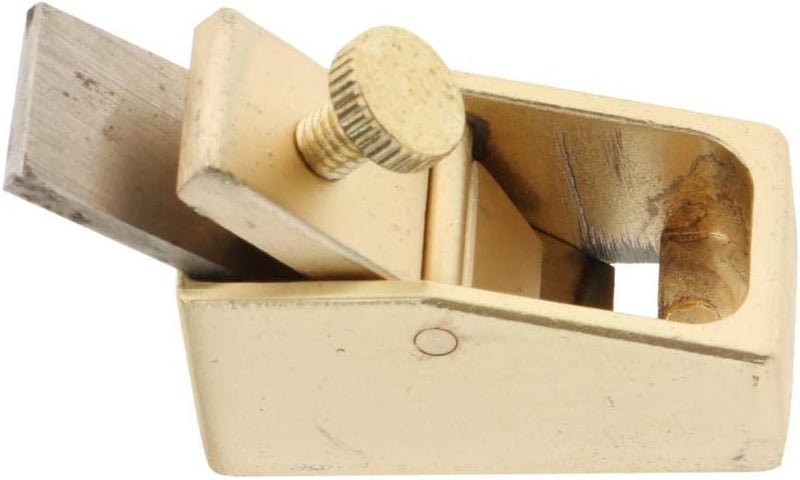 كلاراكو أداة يدوية لتسوية الخشب، مسحاج يدوي، مسحاج صغير لتشذيب الخشب، مسحاج لتنعيم الأسطح والحواف، ذهبي متوسط - Image 1