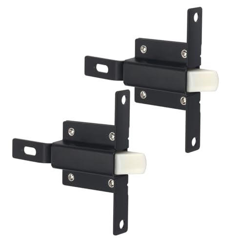 JIYIZO 2pcs RV Baggage Door Latch for Compartment Doors Storage Doors Catch fit for Fleetwood Monaco and Winnebago Style RV Motorhome 3 inch Between Holes - Image 1