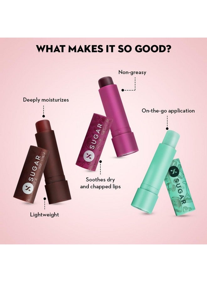 SUGAR Cosmetics Tipsy Lip Balm For Dry & Chapped Lips With Vitamin E, Shea Butter And Jojoba Oil | Lip Protection & Nourishment | Lipbalm With Spf | 4.5Gm - 02 Cosmopolitan - Image 4