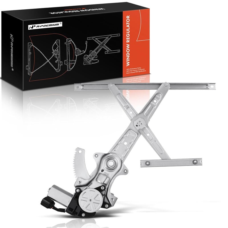 A-Premium منظم نافذة كهربائية A-Premium مع محرك لسيارة نيسان ألتيما 2013-2018 سيدان الجانب الخلفي الأيمن للركاب - Image 1