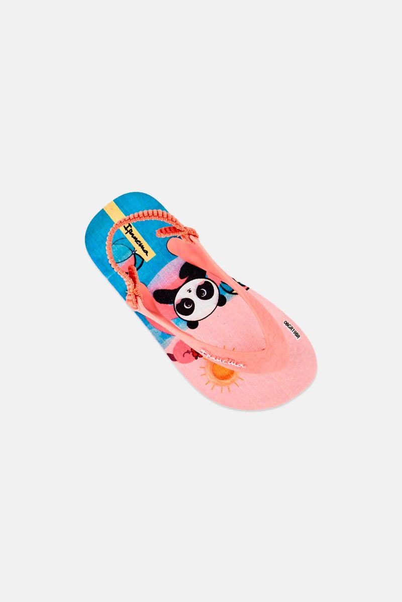 Ipanema Toddlers Girl Graphic Print Sling Back Slippers, Multicolor - Image 4