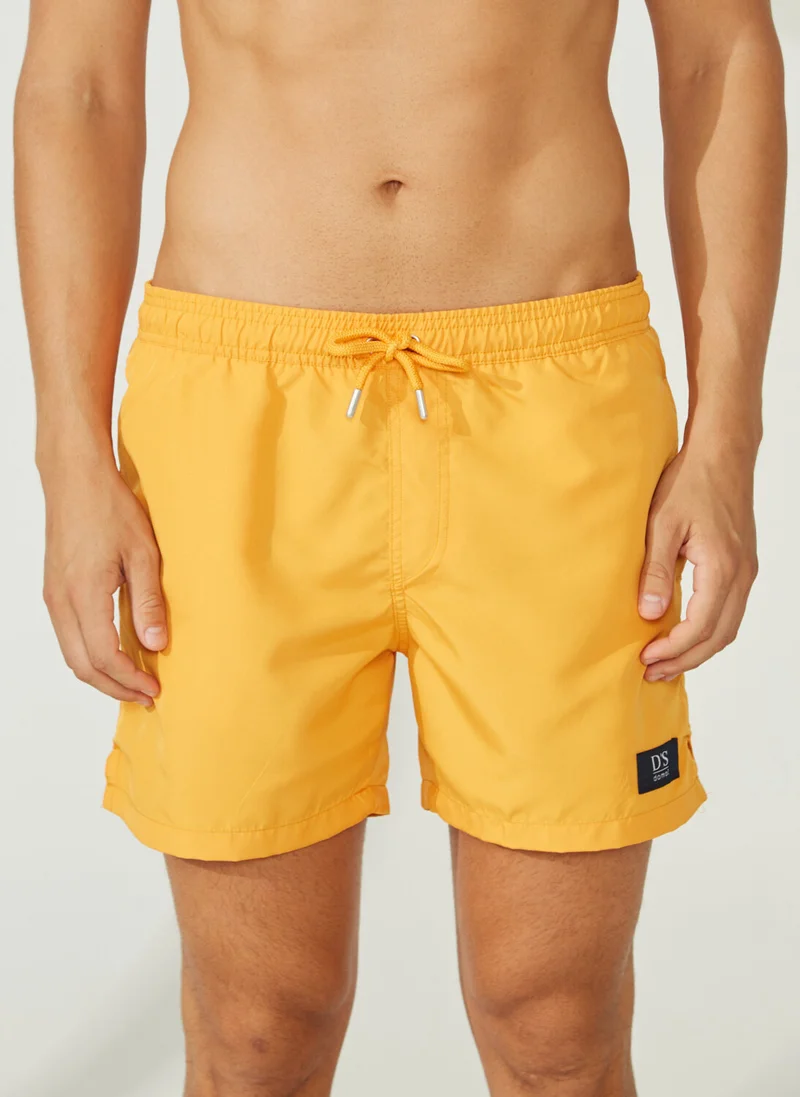 دي أس دامات Orange Men's Shorts Swimsuit DS20231001