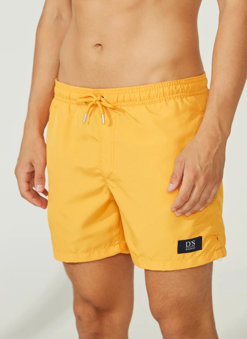 دي أس دامات Orange Men's Shorts Swimsuit DS20231001