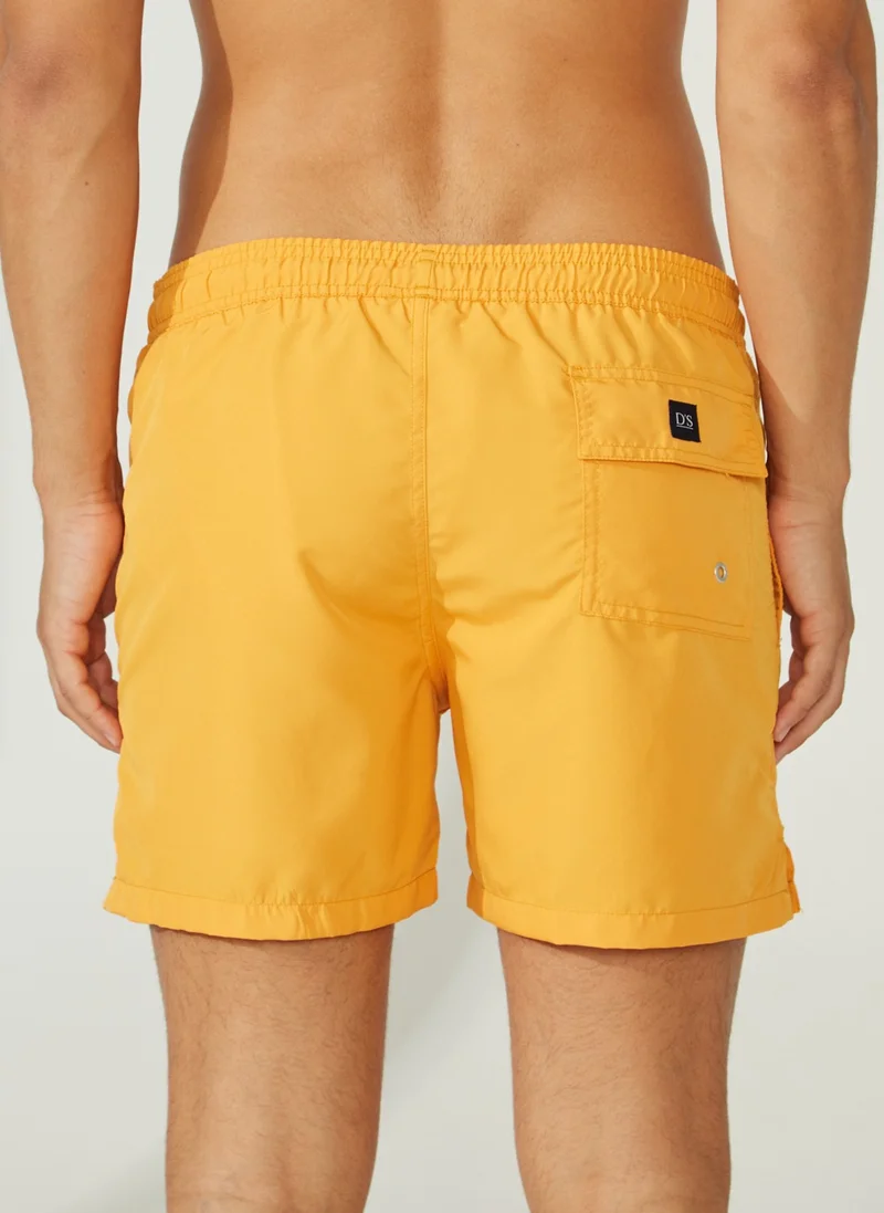 دي أس دامات Orange Men's Shorts Swimsuit DS20231001