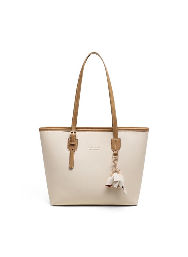 Yuyula Leather Tote Bag, Women's Handbag, Large Capacity, Light Luxury, Commuter Shoulder Bag, Birthday, Qixi Festival, Valentine's Day Gift For Girlfriend - Image 3