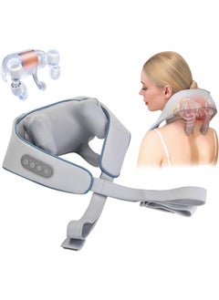 Generic Mini Neck Massager, Shiatsu Back Neck Massager with Heat, Electric Massager for Back & Shoulder, Massage Pillow for Neck, Back, Shoulder, Leg, Deep Massage at Home for Muscle Relaxation  - Image 2