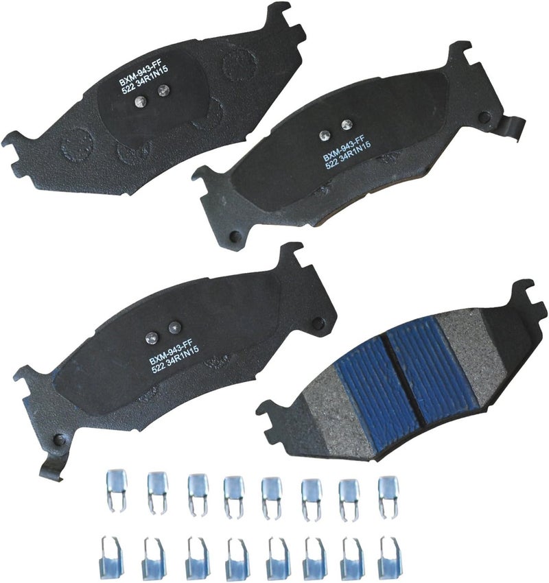 Bendix Premium SBM522 Semi-Metallic Front Brake Pads for Select Models Chrysler Daytona, Grand Voyager, LeBaron, Phantom, Spirit, Town & Country, Dodge Caravan, Plymouth Acclaim, Voyager - Image 1