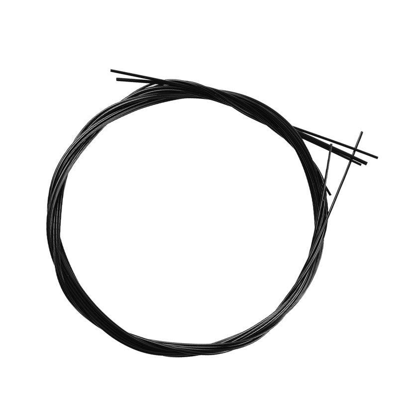 4pcs/set Nylon Ukulele Ukelele Uke Strings for 21 Inch Soprano/ 23 Inch Concert/ 26 Inch Tenor Ukuleles(.024-.026), Pack of 2 Sets (Black + White) - Image 5