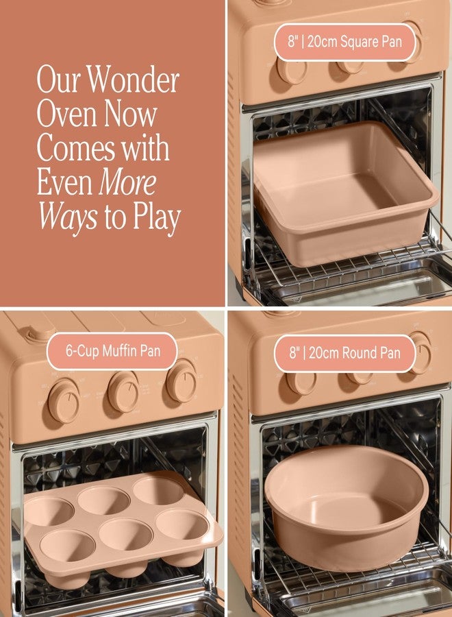 Our Place Wonder Oven Baker’s Kit - 3-Piece Toxin-Free Ceramic Nonstick Bakeware Set (8” Round, 8” Square, 6-Cup Muffin Pan) - Oven-Safe up to 450°F - Spice - Image 2