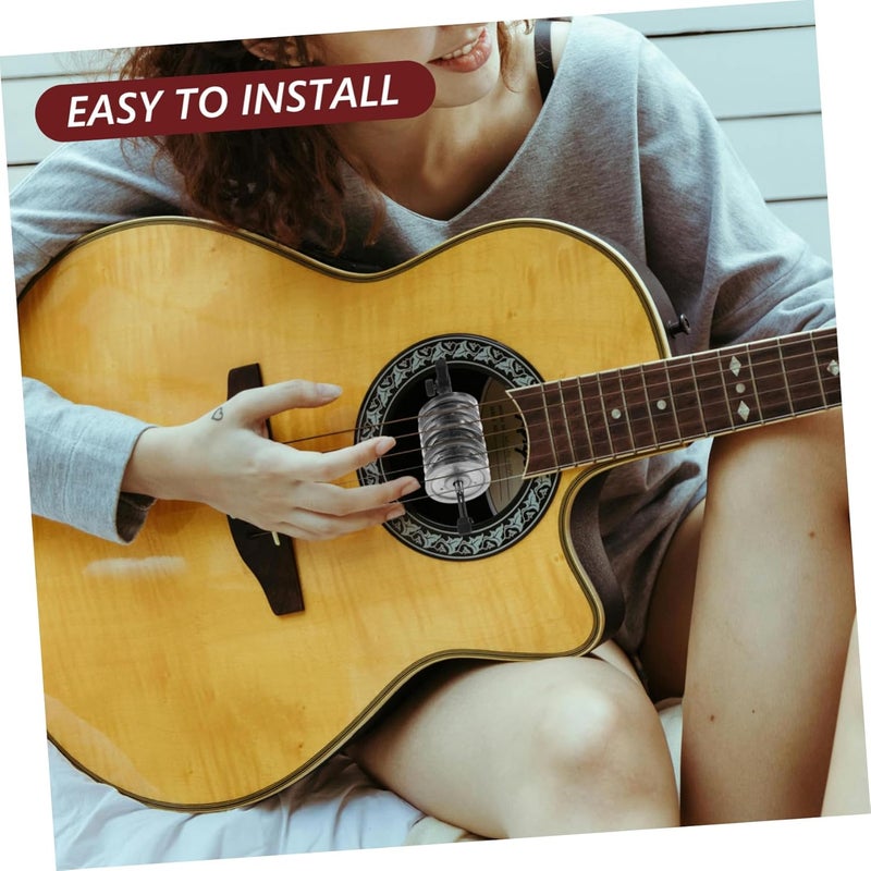 VICASKY Guitar Accessory Sound Hole Tambourine Bell Metal Guitar Accessory Rhythm Training for Beginners - Image 5