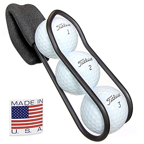SnakeBelly Golf Ball Holder - Pro with Quick-Draw Release (Black) - Image 1