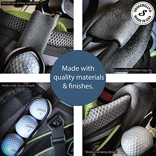 SnakeBelly Golf Ball Holder - Pro with Quick-Draw Release (Black) - Image 5