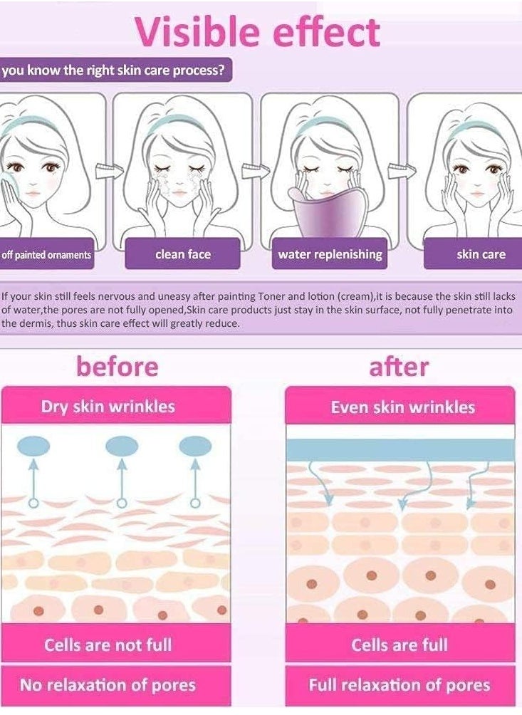 NTFS Beauty Facial Steamer Warm Mist BPA-Free Moisturizing Facial Steamer Facial Mask  - Image 5