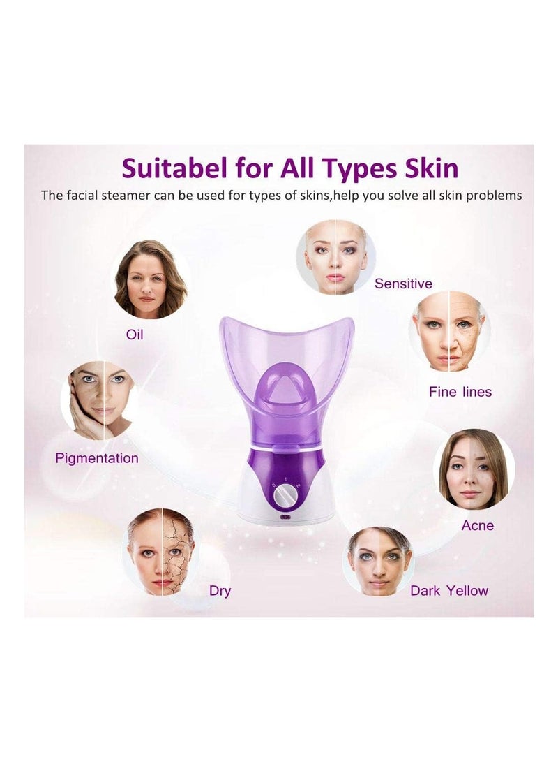 Facial Steamer Warm Mist BPA-Free Moisturizing Facial Steamer Facial Mask