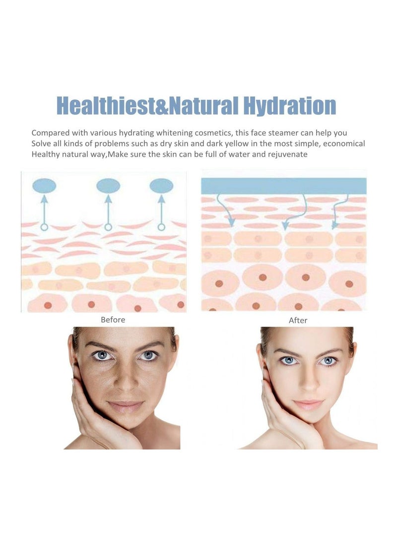 NTFS Beauty Facial Steamer Warm Mist BPA-Free Moisturizing Facial Steamer Facial Mask  - Image 3