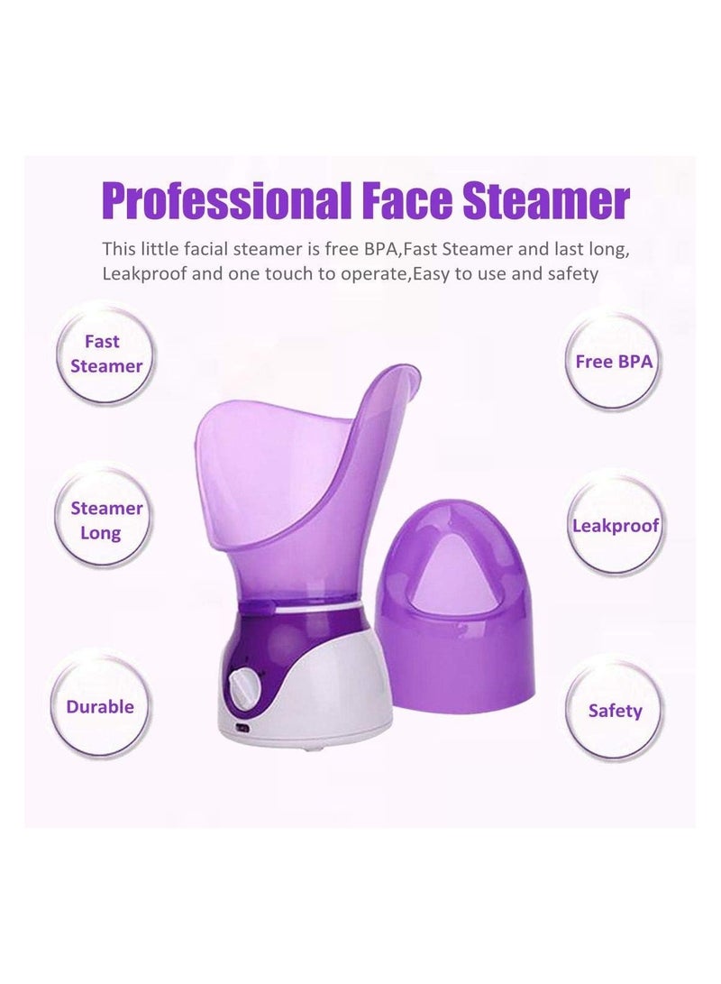 Facial Steamer Warm Mist BPA-Free Moisturizing Facial Steamer Facial Mask