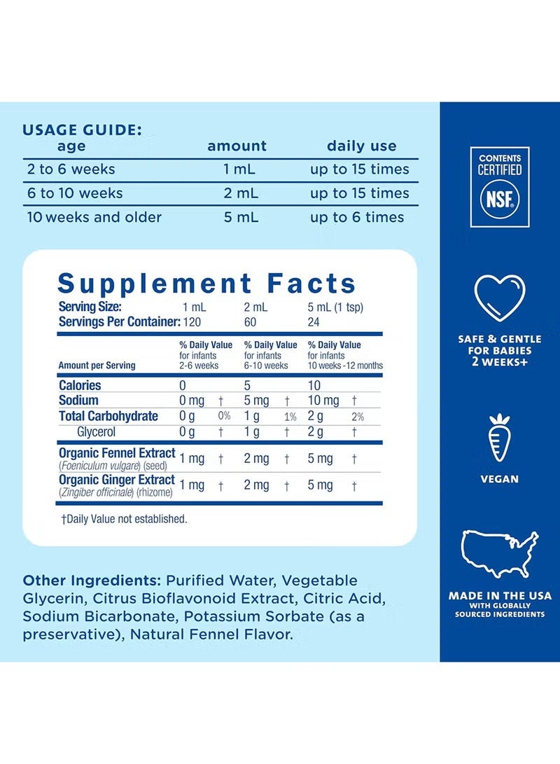 Mommy's Bliss Gripe Water Original, 2 Weeks+, 4 Fl Oz, Packaging May Vary - Image 3