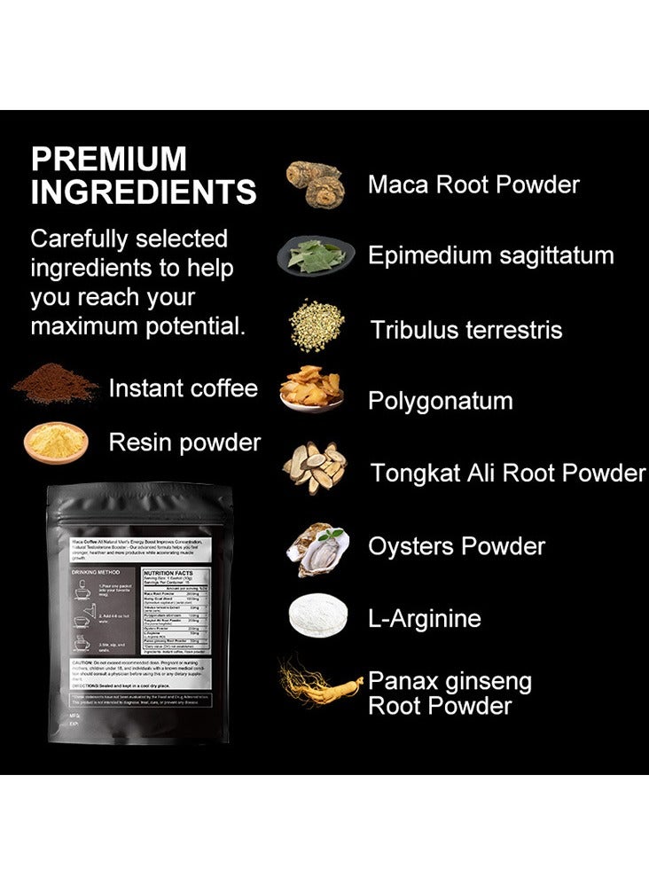 وينز تاون قهوة ماكا بوست للرجال، 15 كيسًا - Image 3