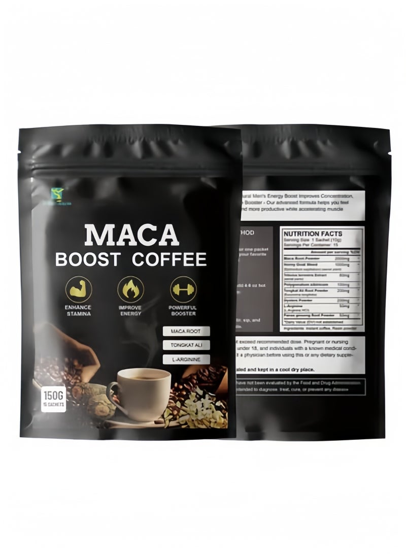وينز تاون قهوة ماكا بوست للرجال، 15 كيسًا - Image 2
