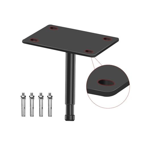 YUOCU Baby Pin Plate Wall Ceiling Mount, 4.7inch Baby Pin Overhead Wall Holder with 5/8" Stud for Photography Video Studio Lighting, Strobe Light, Ring Light, Softbox, Camera, Flash - Image 3