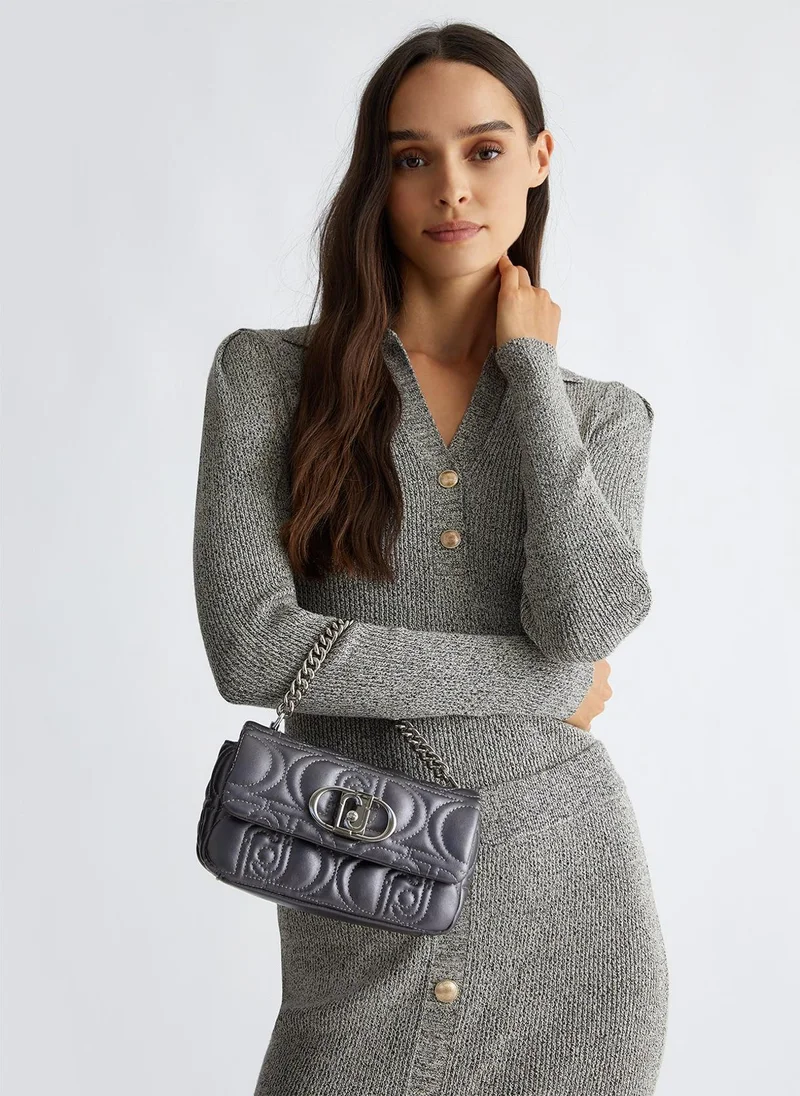 Liu Jo Grey quilted mini bag