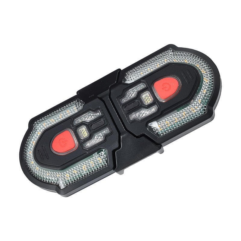 PureJoy Wireless Remote Control Turn Signal Tail Light for Bicycle, USB-C Rechargeable, Cool Projection Night Riding Safety Light for Mountain Bike