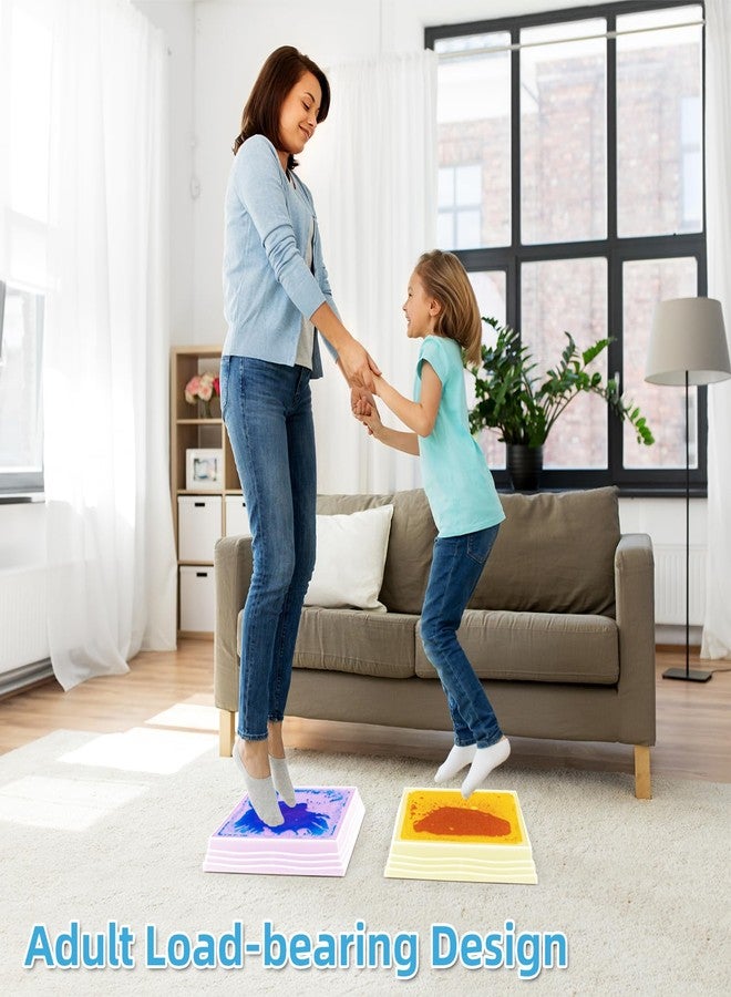 Art3d 12×12 Inch Sensory Interactive Liquid Motion Tiles for Toddlers Kids & Adult - Touch Sensitive 7 Color Changing Flooring Tile for Home Décor, Indoor & Outdoor Activities, 3-Pack - Image 3