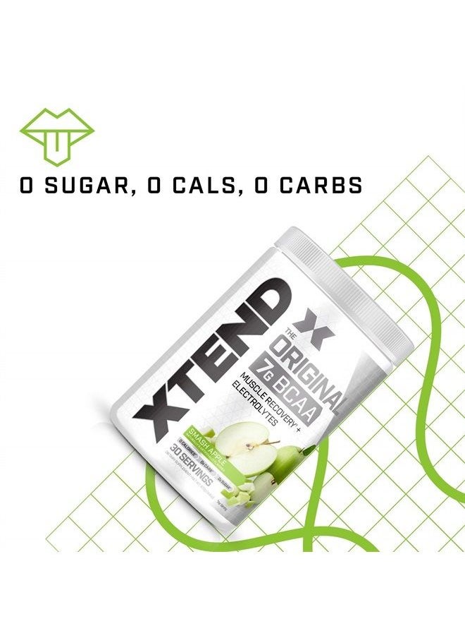 SCIVATION XTEND Original BCAA Powder Smash Apple Sugar Free Post Workout Muscle Recovery Drink with Amino Acids 7g BCAAs for Men & Women - 30 Servings  - Image 5